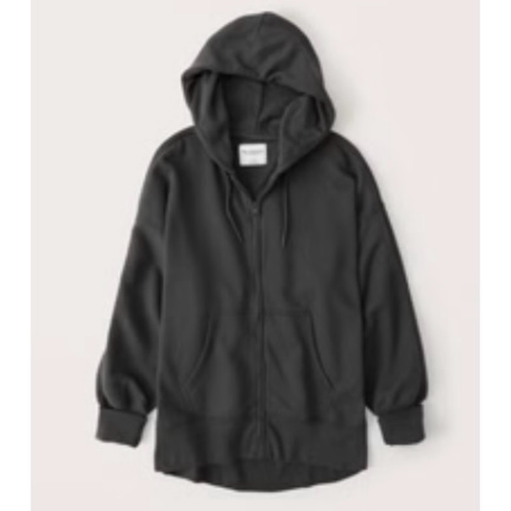 Abercrombie & Fitch Women’s Tunic Full Zip Hoodie Size Large